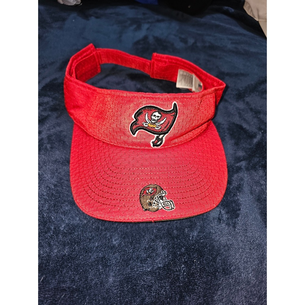 NFL Tampa Bay Buccaneers Red Mesh Adjustable Golf Sun Visor Hat